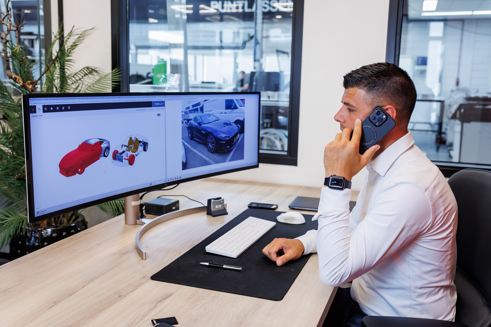 Gereedmelding van de auto